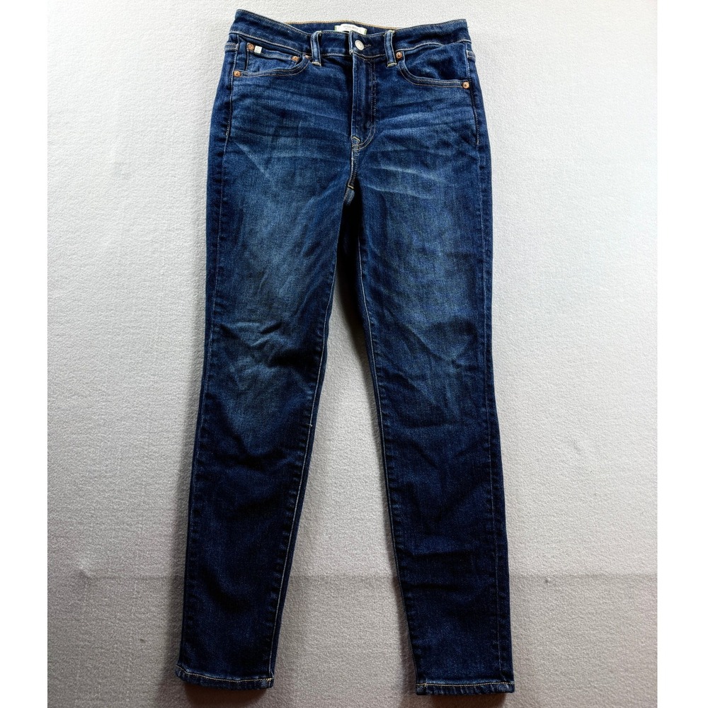 AE77 High-Rise Jegging Women 10 Blue Dark Wash Denim Stretch 30x28